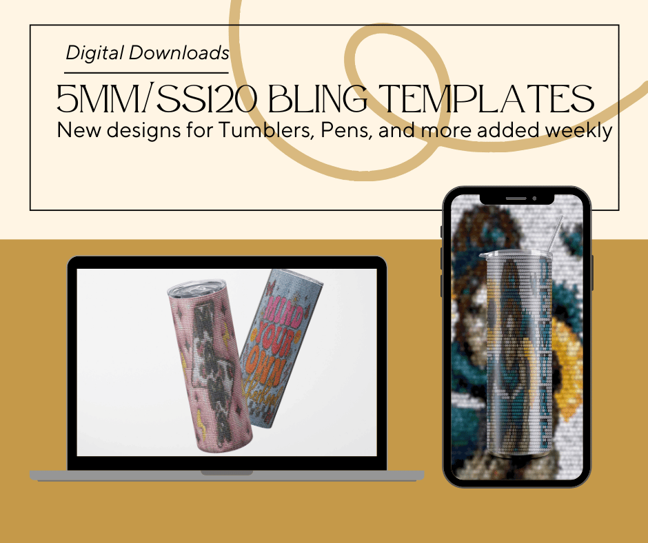 5mm/SS20 Rhinestone Tumbler Patterns