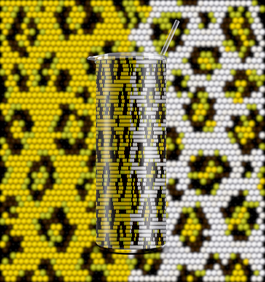 Yella Cheeta 20oz Tumbler Design (SS20/5mm)